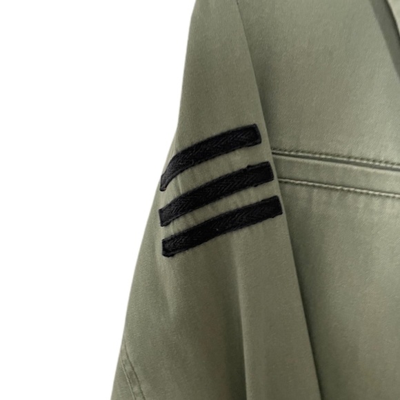 𝅺Cabi 326 Womens Small S Military Sergeant Flight Double Breasted Utility Jacket - Picture 8 of 11